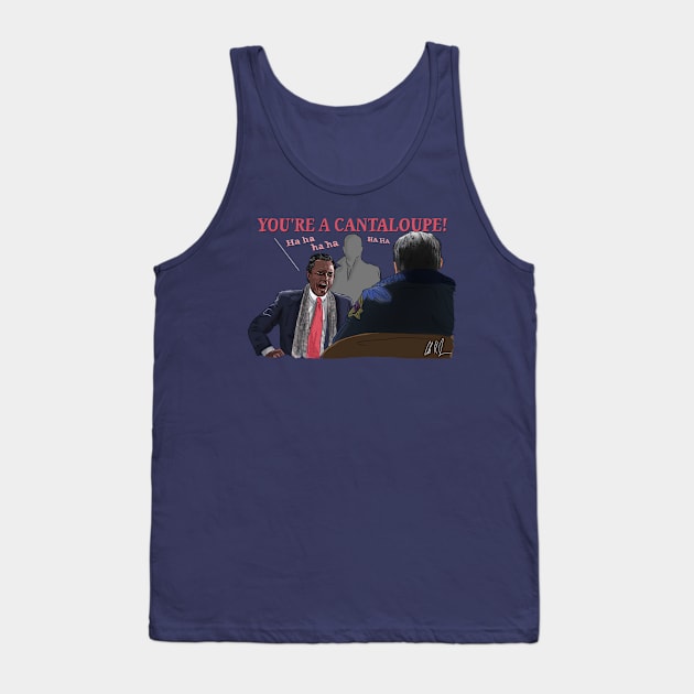 True Romance: Cantaloupe Tank Top by 51Deesigns